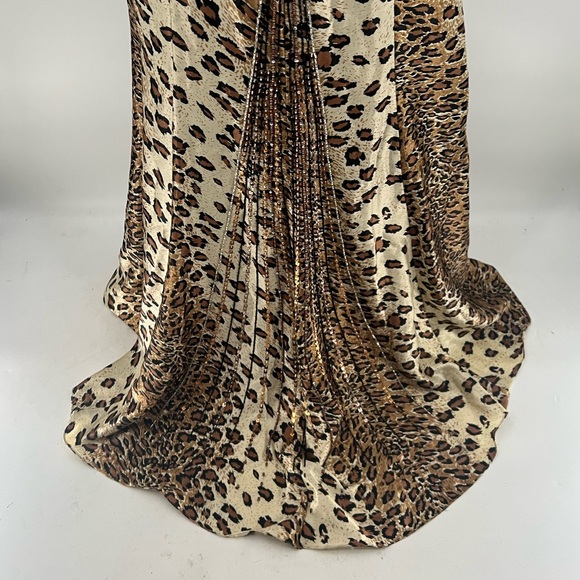Vintage Partytime 90’s Y2K leopard printed beaded gown - Picture 7 of 14
